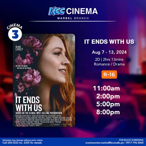 kcc cinema schedule tomorrow|KCC Mall of Marbel Cinema Movie Schedule .